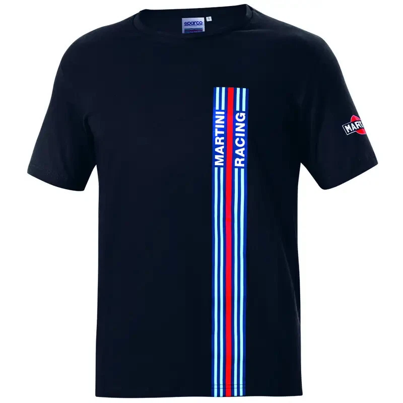 SPARCO T-Shirt Big Stripes Martini Racing Design Motorsport Rennsport
