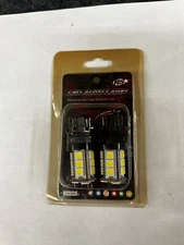 Race Sport RS-3156-W-5050 Lighting 3156 5050 LED 18 Chip Bulbs White Pair