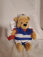 Vintage 8  Disney Store/Disney Parks  Nautical Pooh  Mini Bean Bag Plush NWT