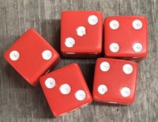 5 Red Dice