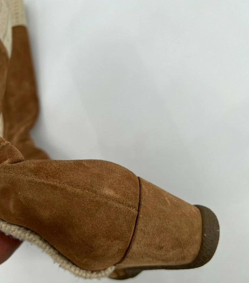 Botas de invierno A.N.A A New Approach Alomost hasta la rodilla marrón gamuza para mujer talla 7M Foto 2 de 4