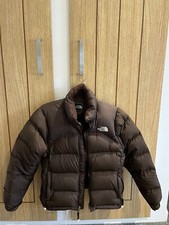 Brown North Face Nuptse Puffer Jacket 700 Vintage Retro Women's - Tnf