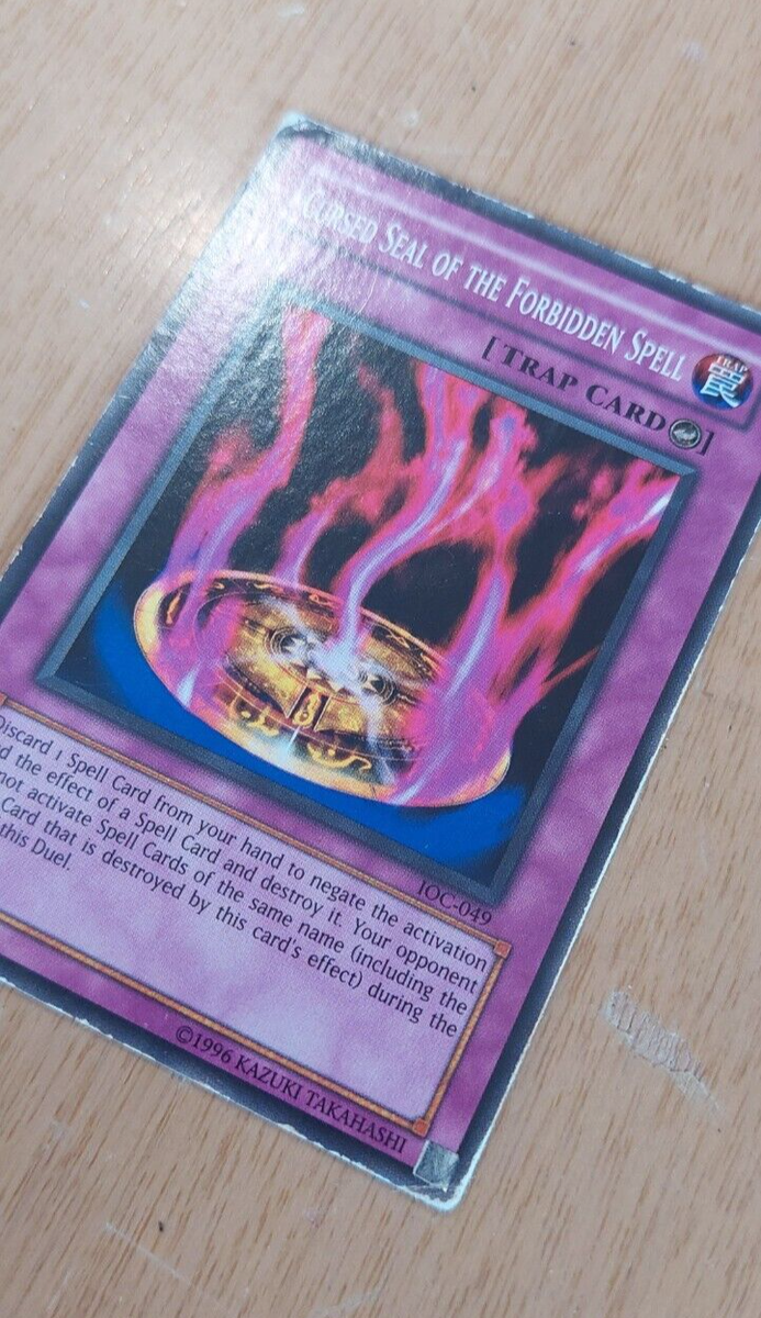 Cursed Seal of the Forbidden Spell IOC-049 YuGiOh card (LP) | eBay