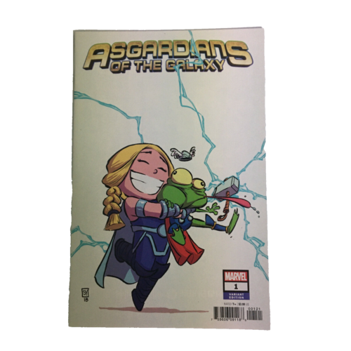 Asgardians of the Galaxy #1 Skottie Young Cover Angela Valkyrie Bunn 2018 - Picture 1 of 7