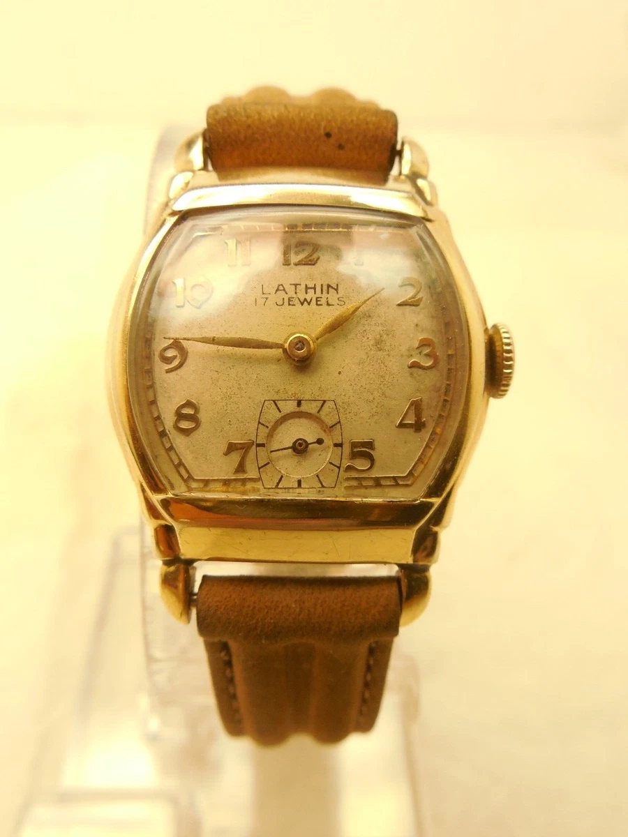 Manual wind top dress watch