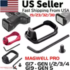 Anodized Aluminum Flared Magwell For Glock 19/17/22/24/31/34/35/37 Gen 1/2/3/4/5