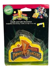 RARE Vintage 1994 Saban Mighty Morphin Power Rangers Cake Candle New Open Box