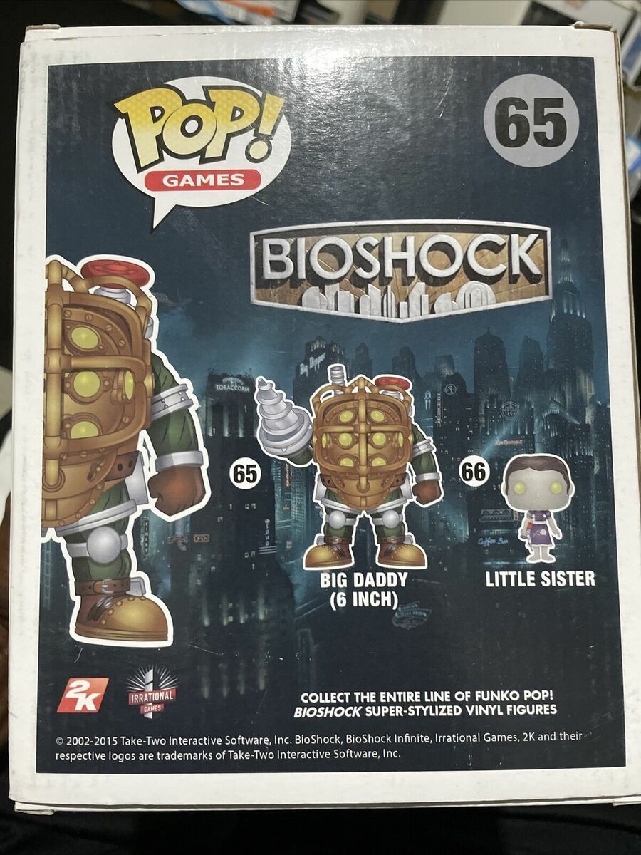  Funko POP Games: Bioshock - Big Daddy 6 Action Figure : Toys &  Games