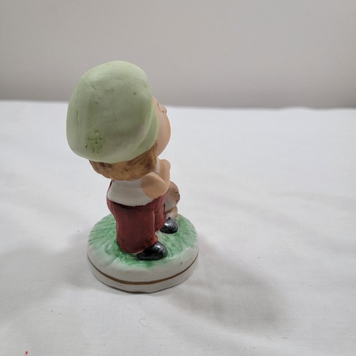 Vintage Japan Ceramic Boy With Dog Small Figurine Statue - Picture 5 of 8