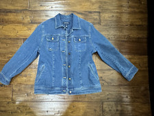 Jones of New York Signature Denim Jacket Large