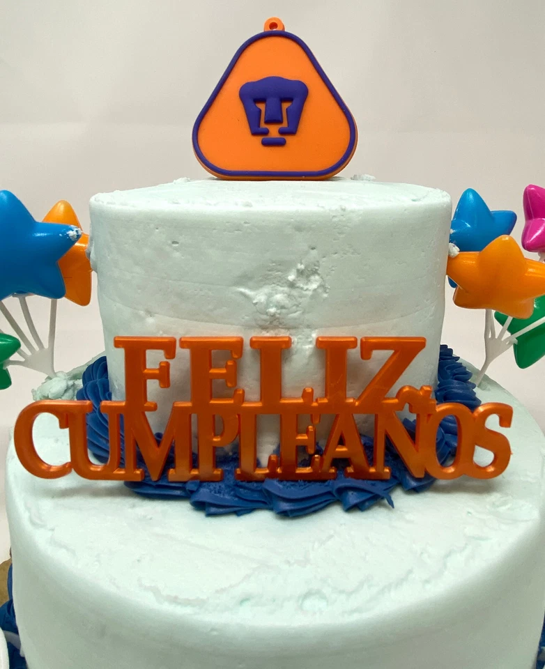 Fútbol Mexicano Pumas Club Universidad Nacional Topper de Pastel ~ 100% NUEVO. Foto 3 de 4