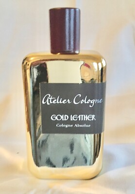 gold leather cologne