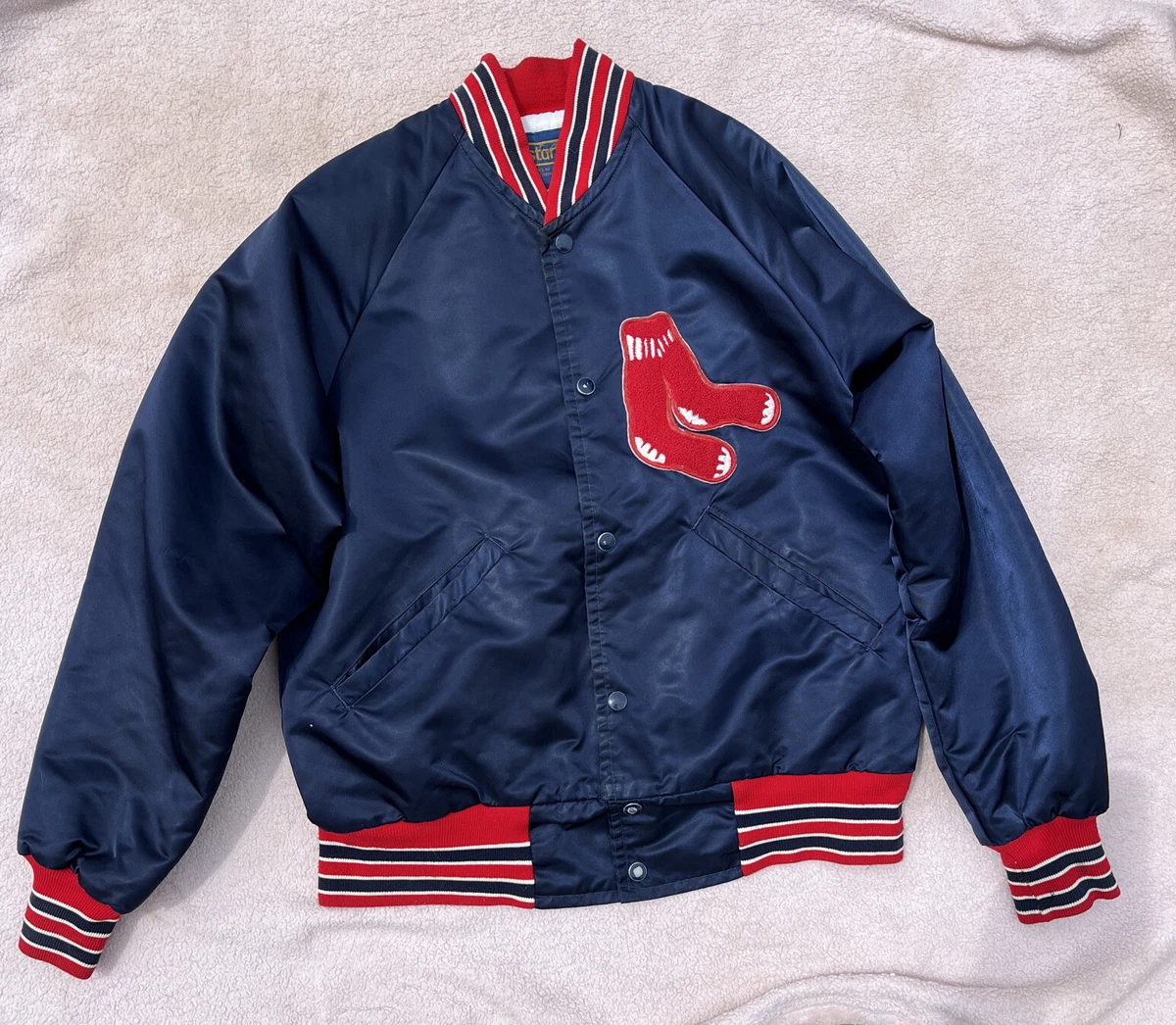 Blue/Red Boston Red Sox Satin Jacket