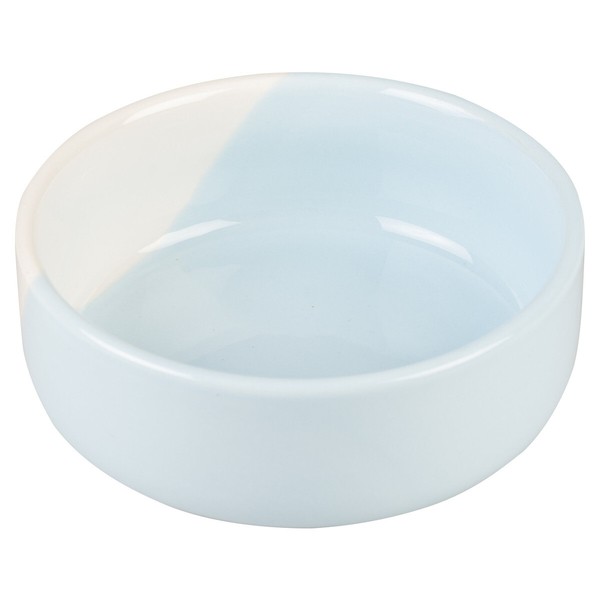 Duvo+ Futternapf Stone Grace Blau/Weiß 600Ml Hunde- & Katzenbedarf 14,5X5,5Cm-image