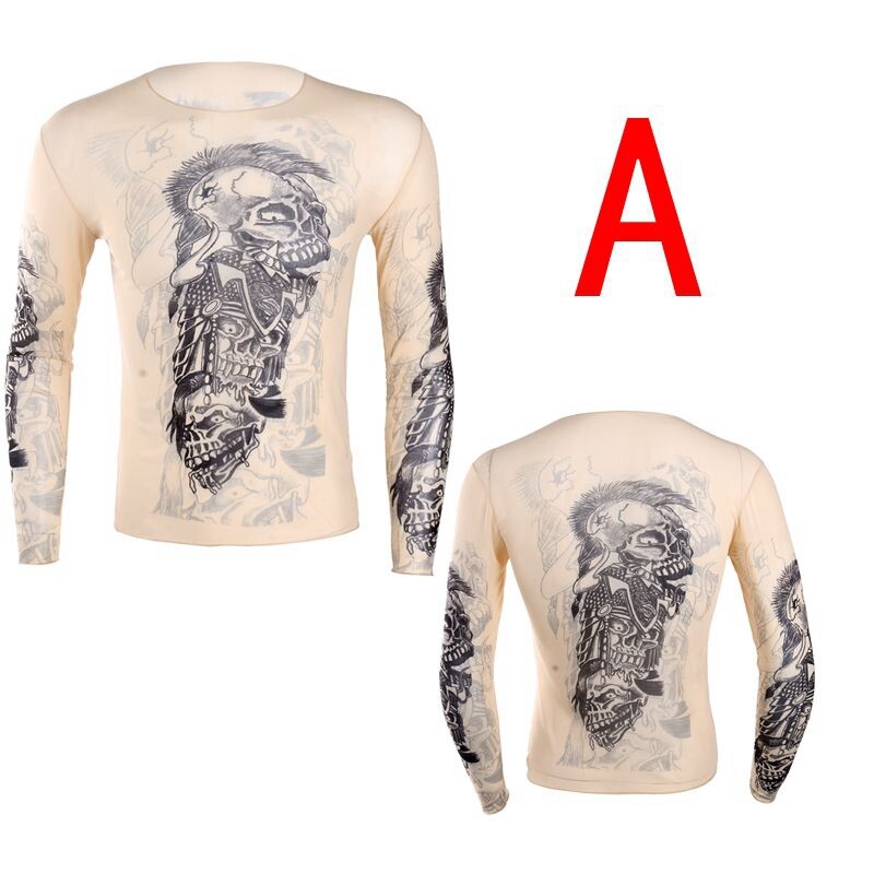 Yyyuluo T-Shirt Manicotto del Tatuaggiobambino - Bambini Manica Lunga Tops Maglia Tatuaggi Stampa Abbigliamento Neonato T-Shirt Ragazzi Girocollo Top Abiti Casual Hip Hop Bianco 12-18 Mesi