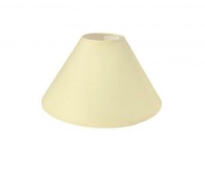 Cotton Fabric Coolie Light Shade Table or Ceiling Lampshade 3 Sizes 14 Colours