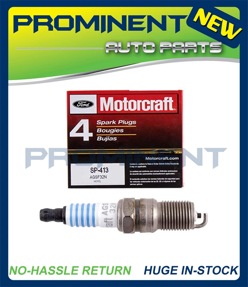 Juego de 6 bujías Motorcraft Platinum para Ford F-150 4,6 L V8 SP413 (AGSF32N) Foto 2 de 4