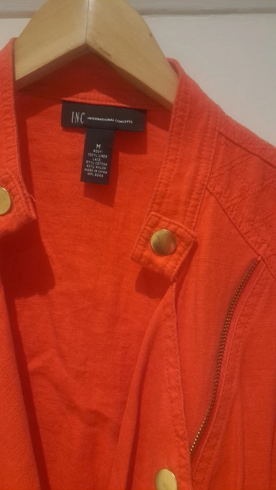 Womens Red Light Jacket Medium - Image 2 of 4