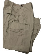 Military BDU Pants Khaki Ripstop Size Large Regular New.