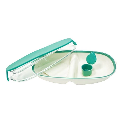 COMPLEAT Gourmet Lunch/Salad Box inc. Seasoning Container - Microwave & BPA Safe