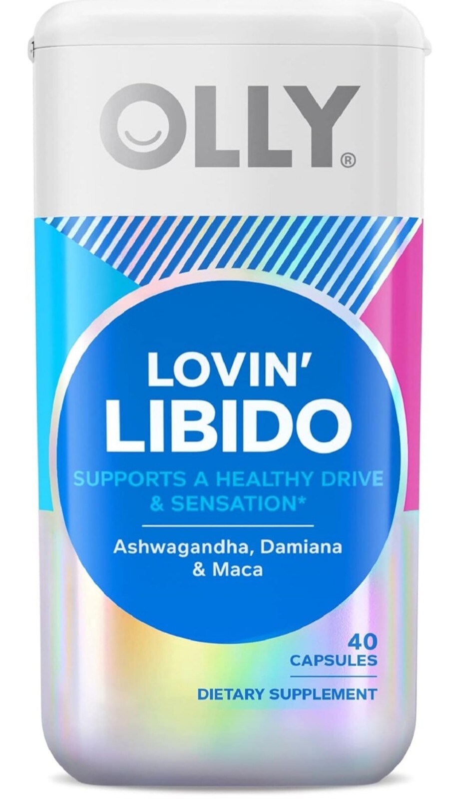 Olly Lovin Libido Booster for Women Boost Desire Maca Damiana Ashwagandha 40 Cap