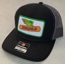 DEKALB SEED Patch on Richardson 112 Trucker Hat Snapback Black/Charcoal