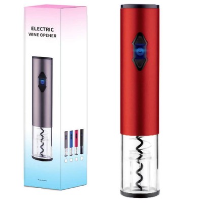 Electric Automatic Cordless One Touch Wine Opener Battery-Operated Corkscrew ...