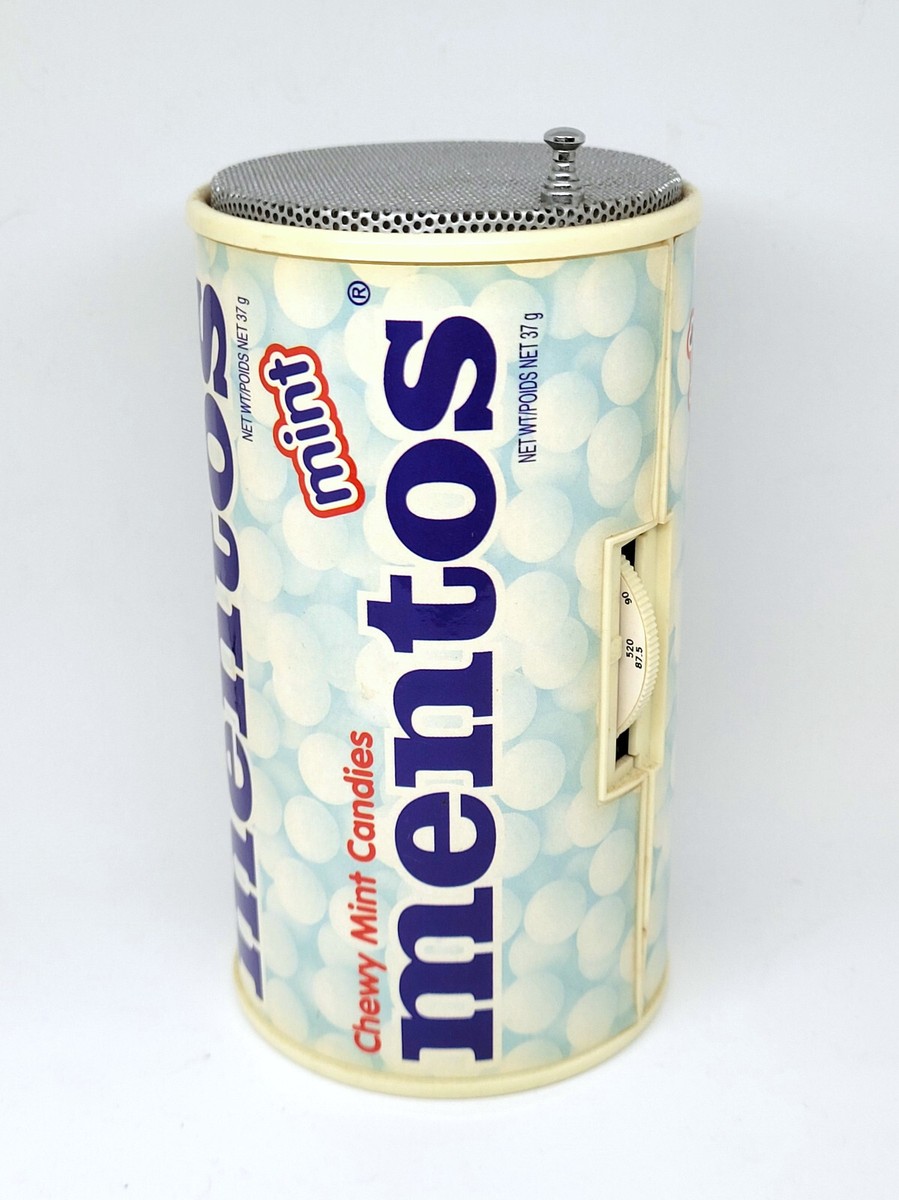 Mentos Can Shaped AM/FM Radio - Rare Vintage Tested & Works | eBay