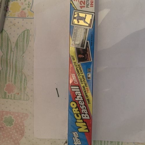 1992 Topps Micro Baseball Card Set 792 Factory Sealed With 12 Micro 