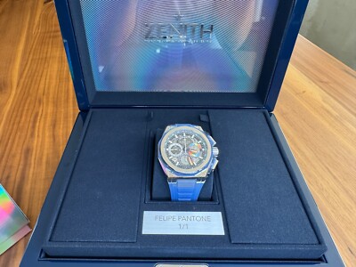 Zenith Defy Extreme Steel  Felipe Pantone  Limited Edition 1 of 1 Prototype