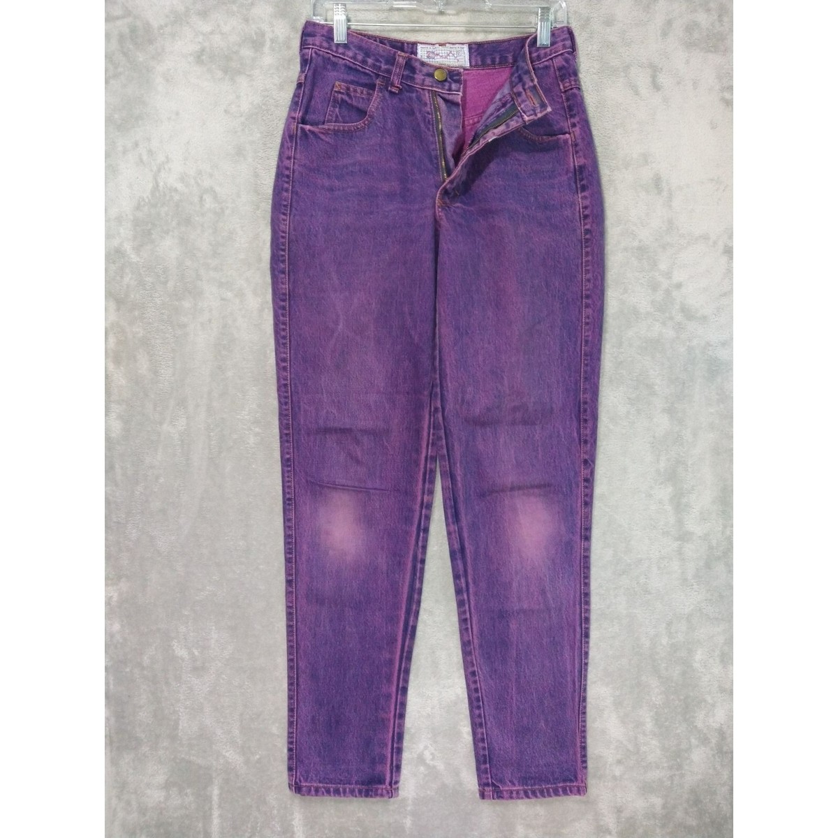 VTG 80s Purple High-Waisted Jeans 9/10 Marithe Francois Girbaud 