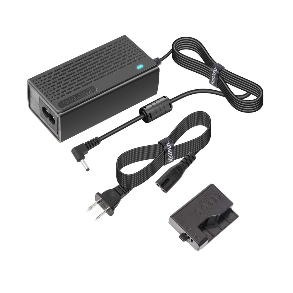Kimaru ACK-E10 DR-E10 DC Coupler LP-E10 Dummy Battery AC Power Adapter Kit fo...