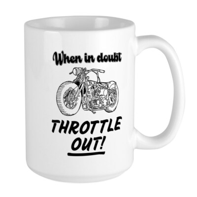 CafePress Throttle It Out Mugs Large Mug (277134716)