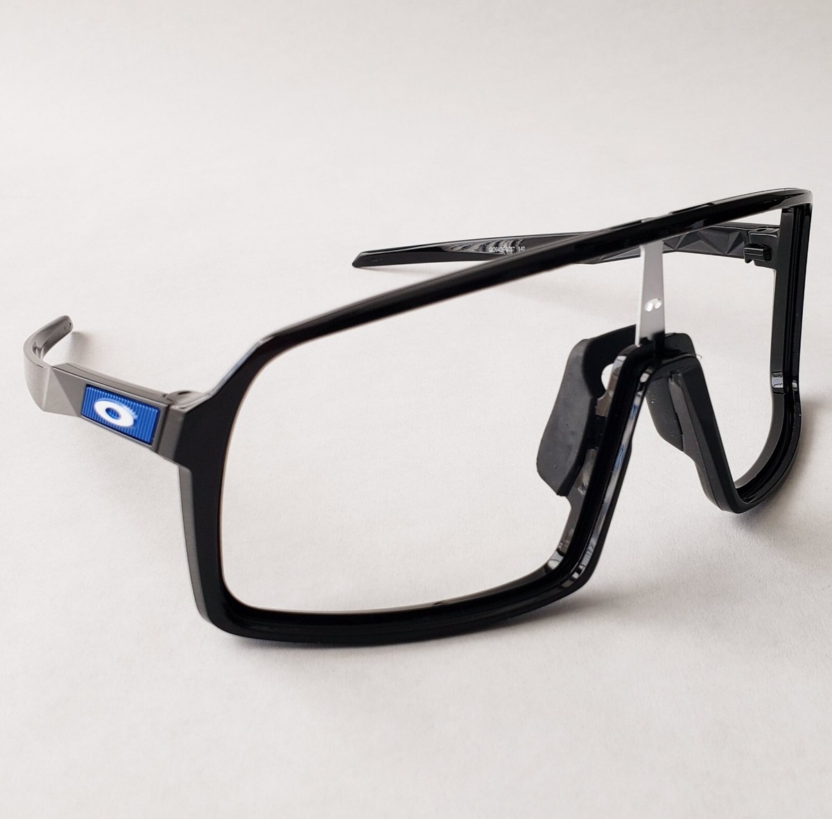 Oakley Sutro Polished Black Blue Accents Replacement Frame Only