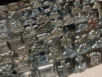 VTG Craftool Co USA 2-3D leather stamps Many to choose, Combined shipping (Lot5)