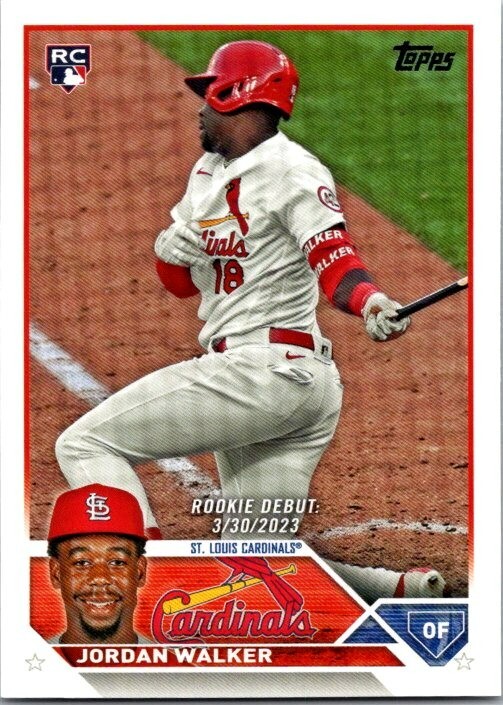 2023 Topps Update Series - Rookie Debut Jordan Walker #US122 (RC)