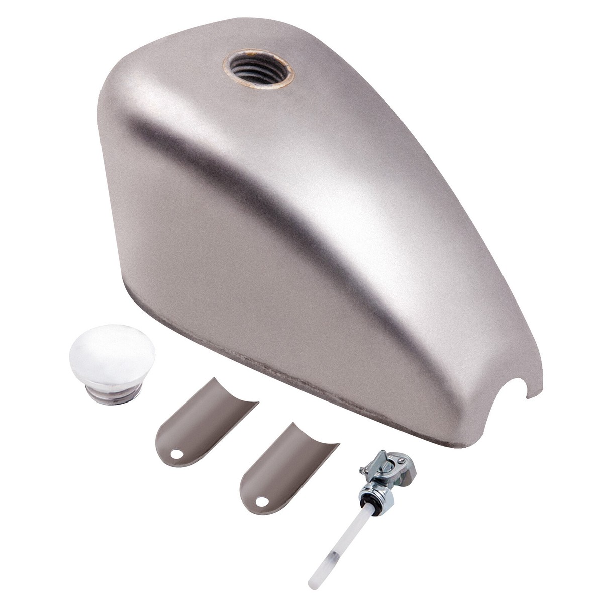2.4 Gallon Gas Tank w/ Petcock for Harley-Davidson Sportster