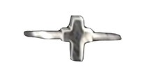 Sterling Silver Tiny Cross Ring