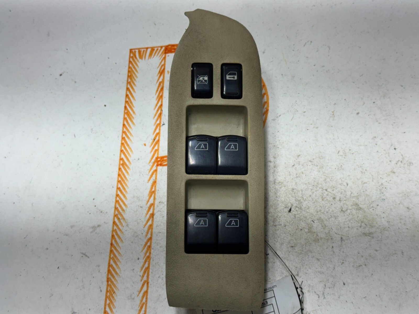 2005-2006 INFINITI G35 LH FRONT MASTER POWER WINDOW MIRROR CONTROL SWITCH OEM