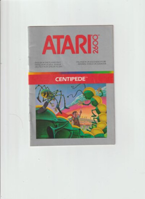 spielelösungsheft atari 2600 centipede vintage 1982