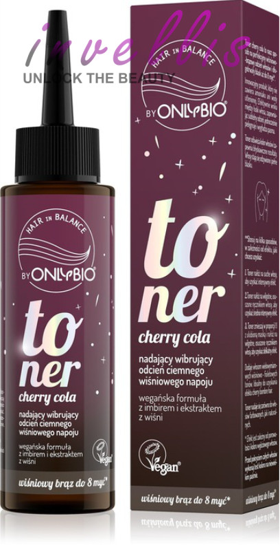 ONLYBIO TONER DO WLOSOW CHERRY COLA / HAIR TONER CHERRY COLA 100ML