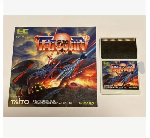 PC Engine Hu Card Tatsujin With Instructions JAPAN Used