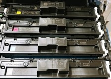 4 sets Virgin Genuine EMPTY HP W2100A - W2103A Toners 210A w/ OEM CHIP -- INTRO