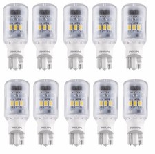 10x Philips 921 Led 6000k Xenon Bright White T16 Back Up Reverse Light Bulb Lot