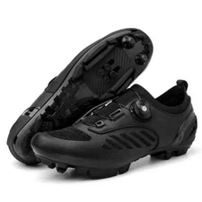 Men's Mountain Road Bike Shoes Non-slip Cleats Clip Trainers Motocross Sneakers