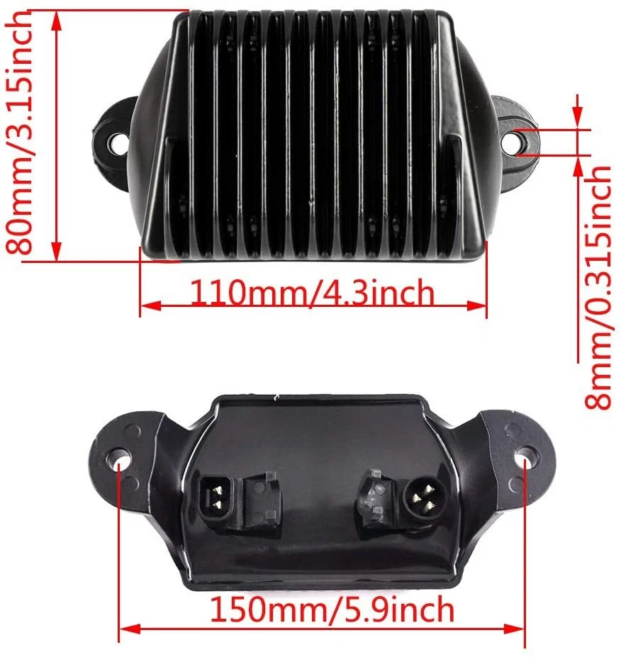 Voltage Regulator Rectifier 74505-09 74505-09A US For Harley Touring 2009-2015 - Image 2 of 4