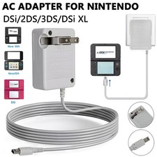 AC Adapter Home Wall Charger Cable Power Plug for Nintendo DSi/DSi XL/2DS/3DS