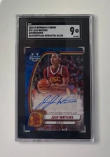 JuJu Watkins 2024-25 Auto Blue Reptilian Refractor /150 SGC 9MT 🔥
