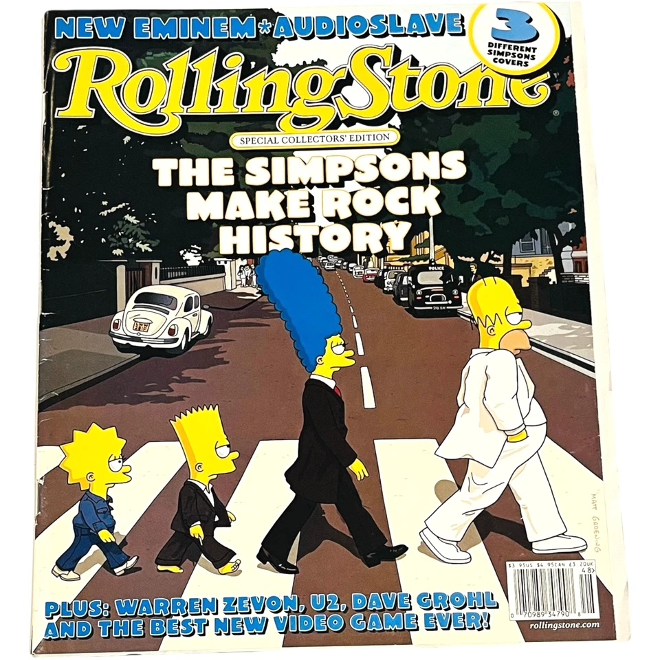 Rolling Stone Magazine - Special Collectors Edition - Simpsons. Eminem - Image 3 of 4
