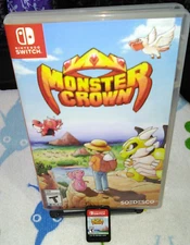 Monster Crown USA USED Switch REGION FREE cleaned tested works Nintendo